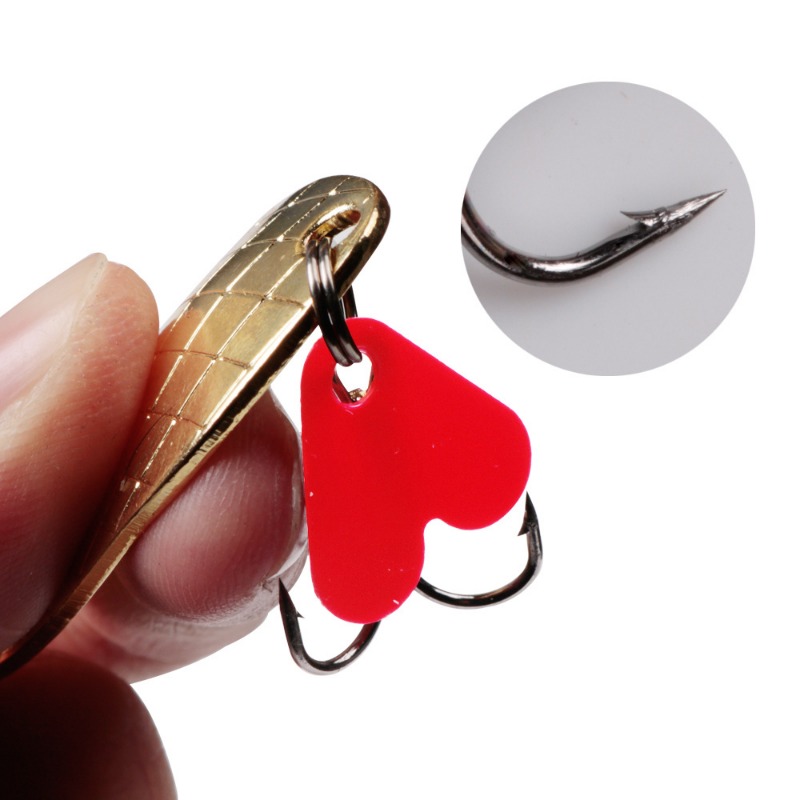 1PCS Metal Jigging Spinner Spo - Fishing Hook Treble reseña y precio