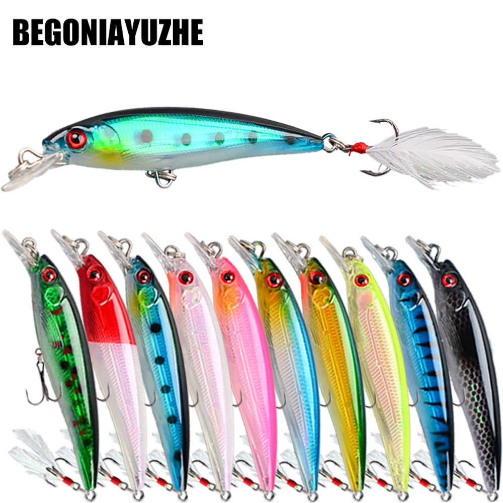 10pcs Bionic Minnow Fishing Lu - Fishing Hook Treble reseña y precio