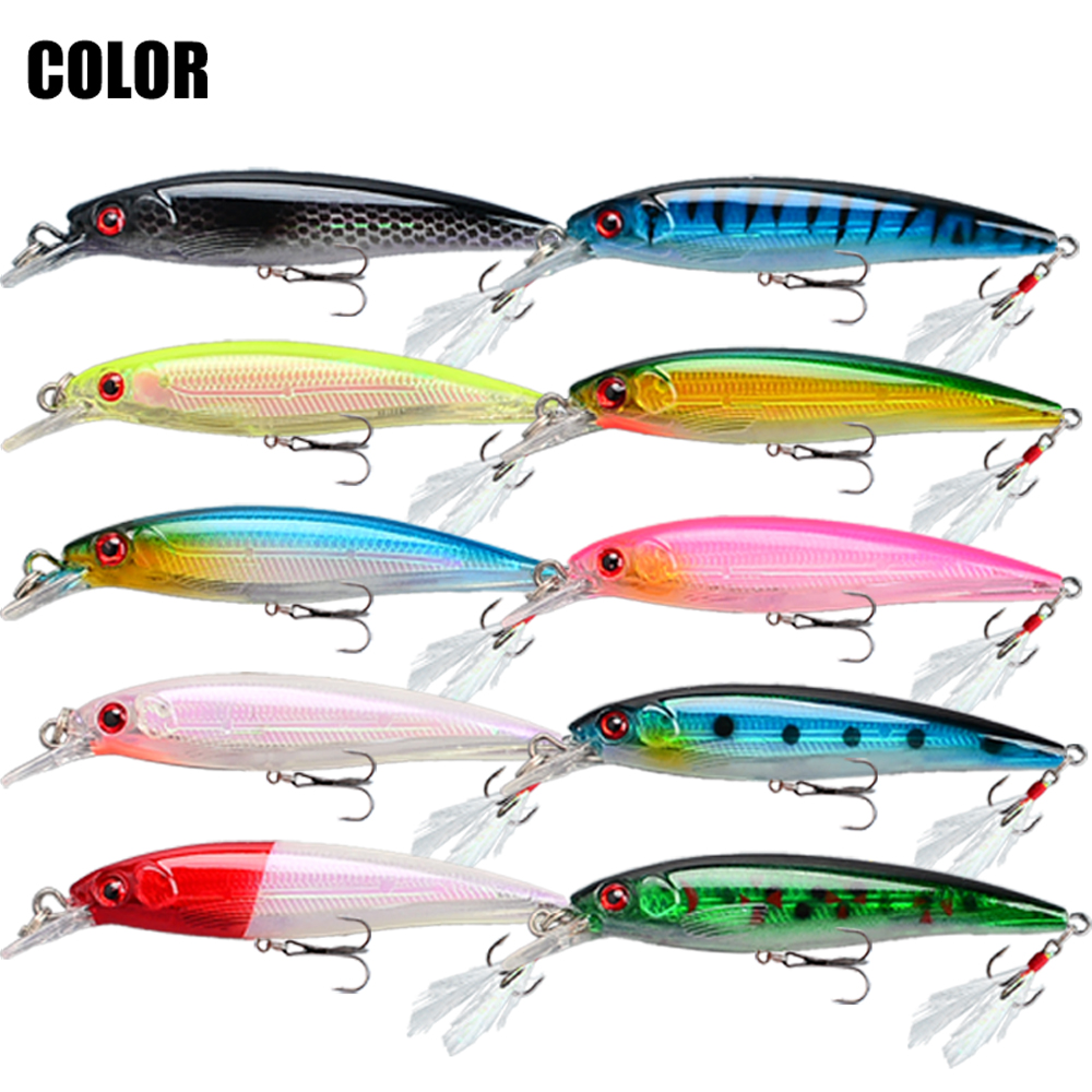 10pcs Bionic Minnow Fishing Lu - Fishing Hook Treble reseña y precio