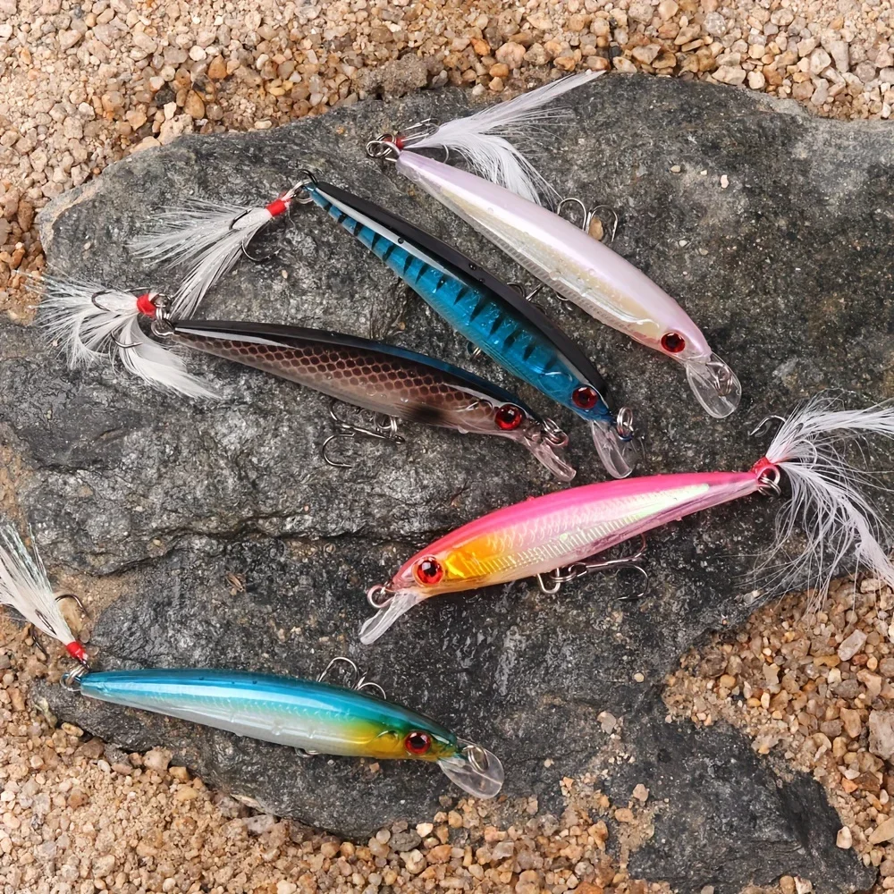 Laser 3D Eyes Bionic Minnow Fi - Fishing Hook Treble reseña y precio