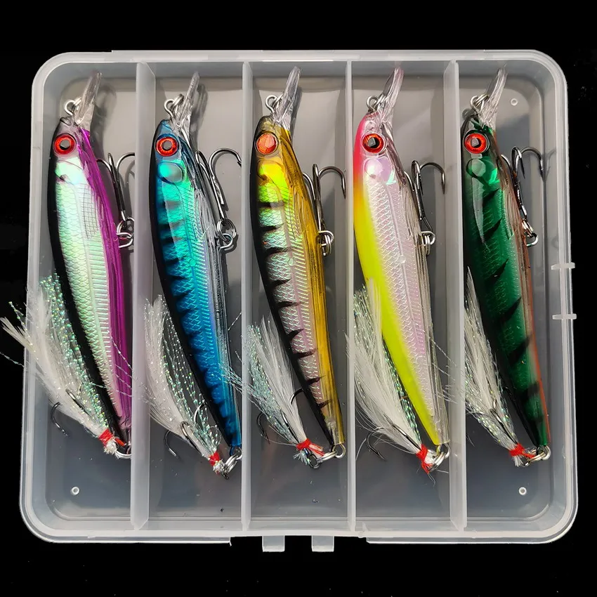 Laser 3D Eyes Bionic Minnow Fi - Fishing Hook Treble reseña y precio