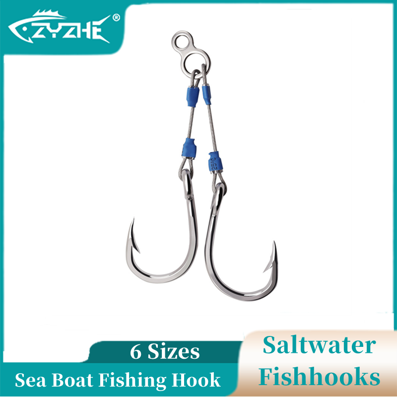 ZYZHE Steel Wire Jig Assist Ho - Fishing Hook Assortment reseña y precio