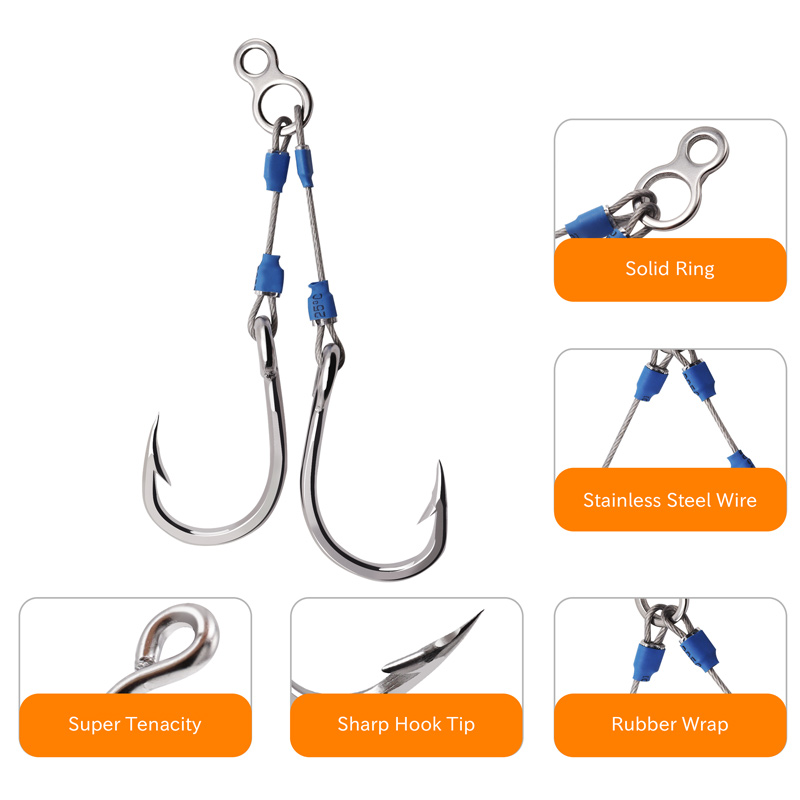 ZYZHE Steel Wire Jig Assist Ho - Fishing Hook Assortment reseña y precio