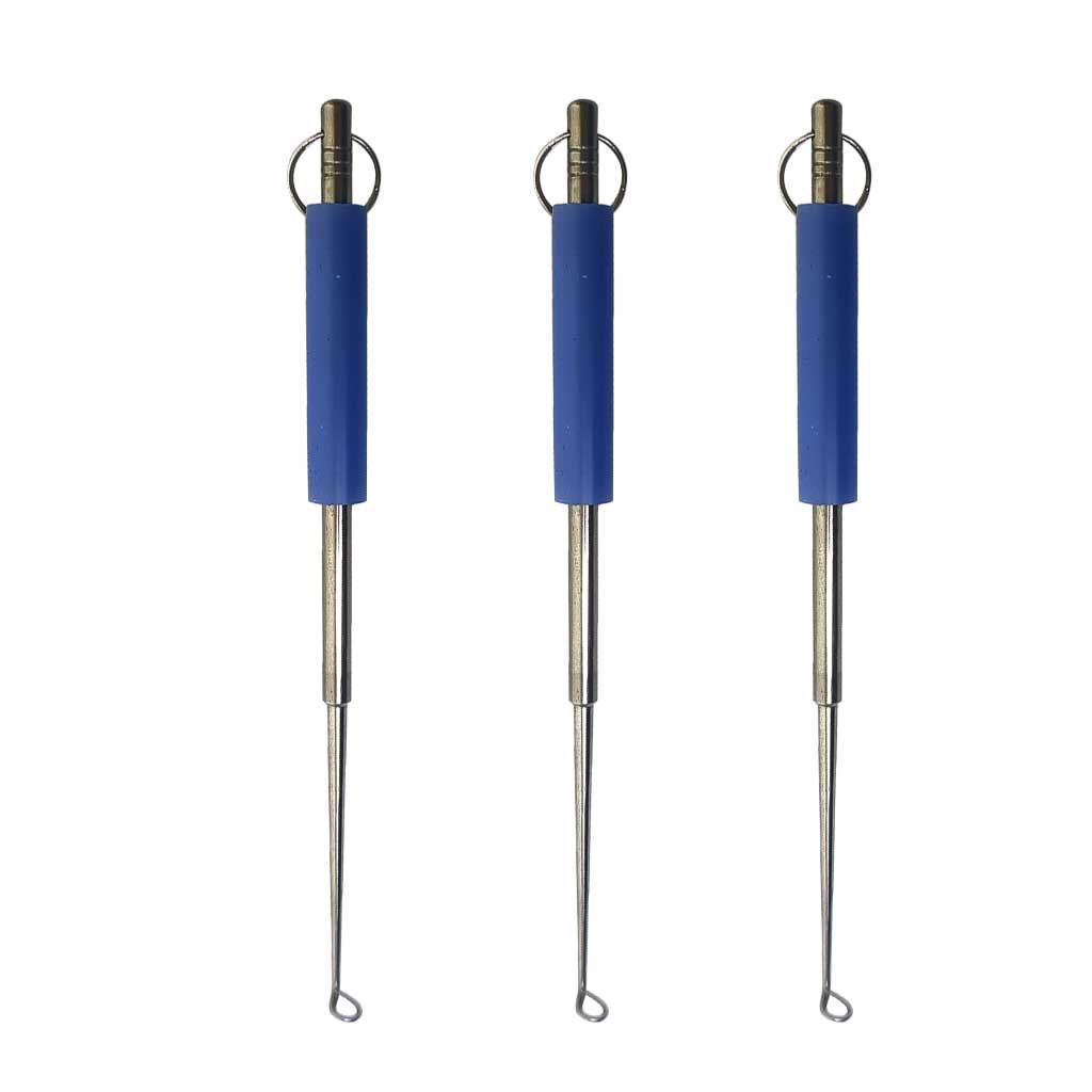 3-Pack Stainless Steel Fish Ho - Fishing Hook Stainless Steel reseña y precio
