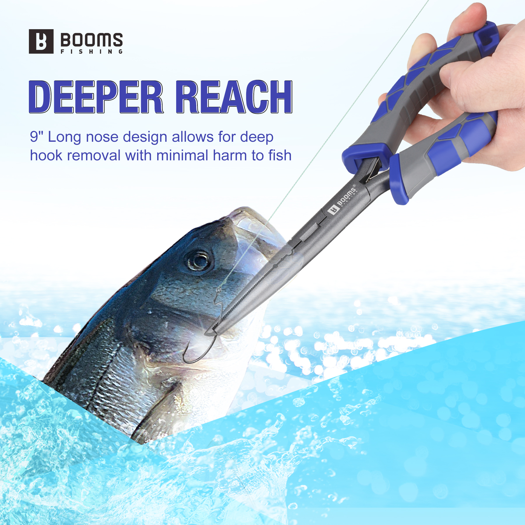 Booms Fishing XW10 23cm Long N - Fishing Hook Stainless Steel reseña y precio