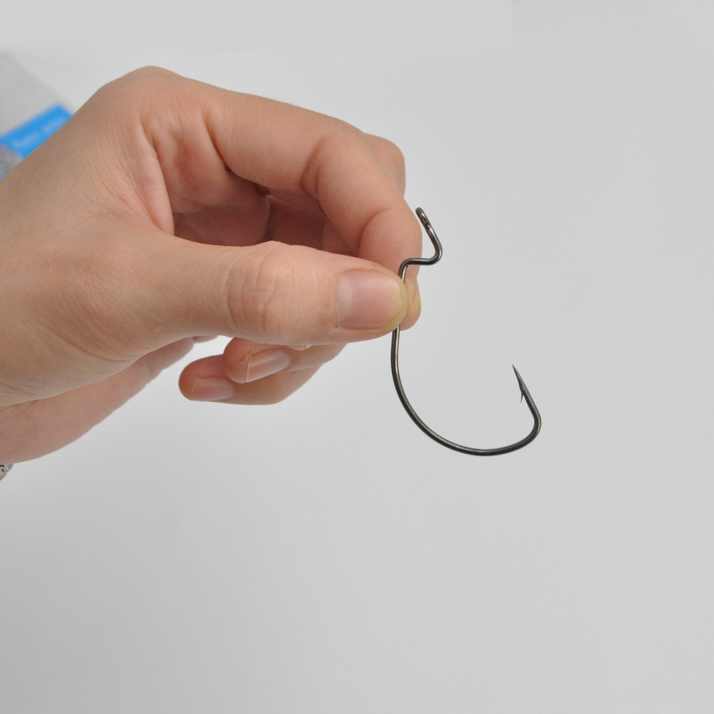 20pcs/lot Wide gap Texas fishi - Fishing Hook Offset reseña y precio