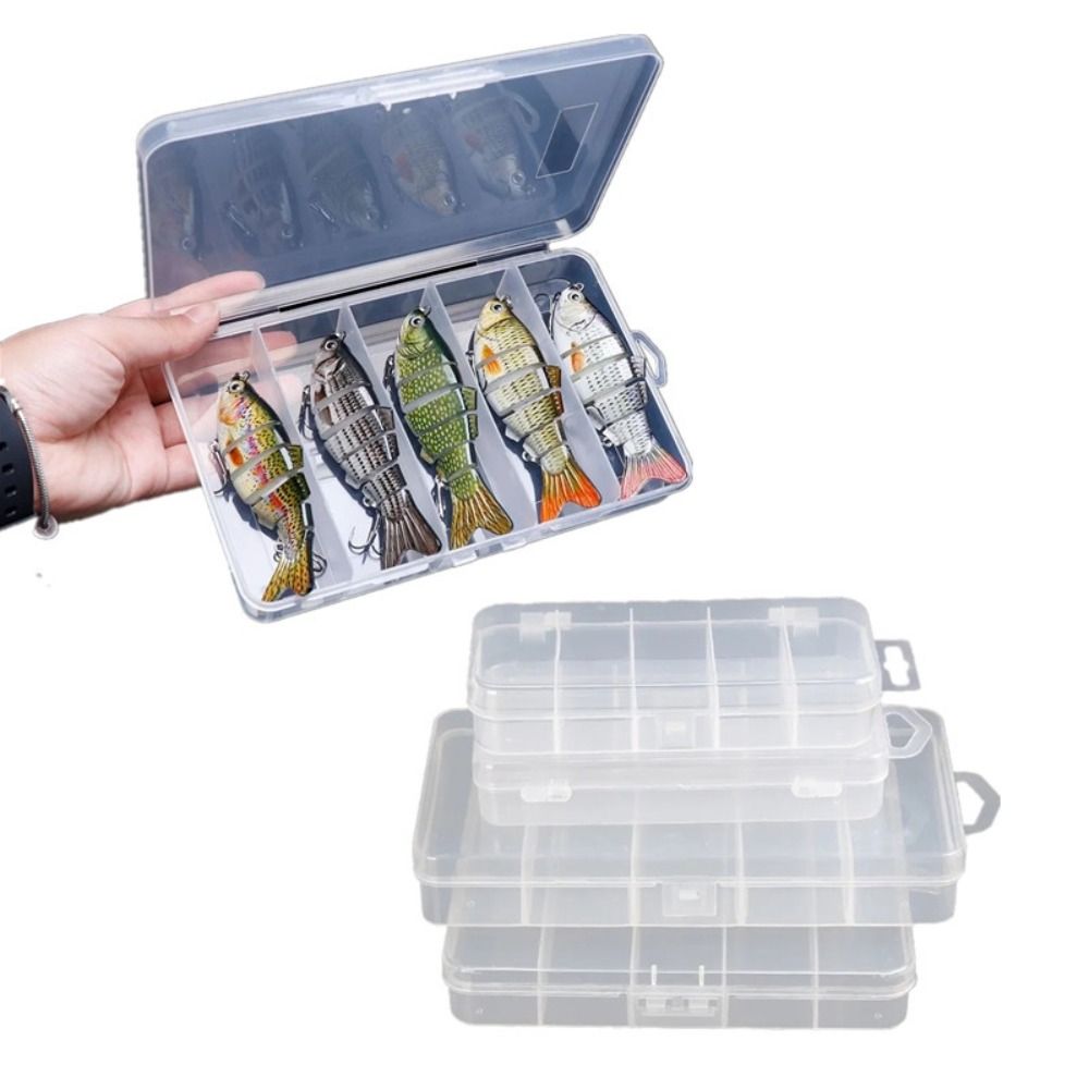 1/3pcs 3 Sizes of Plastic Fish - Fishing Hook Size reseña y precio