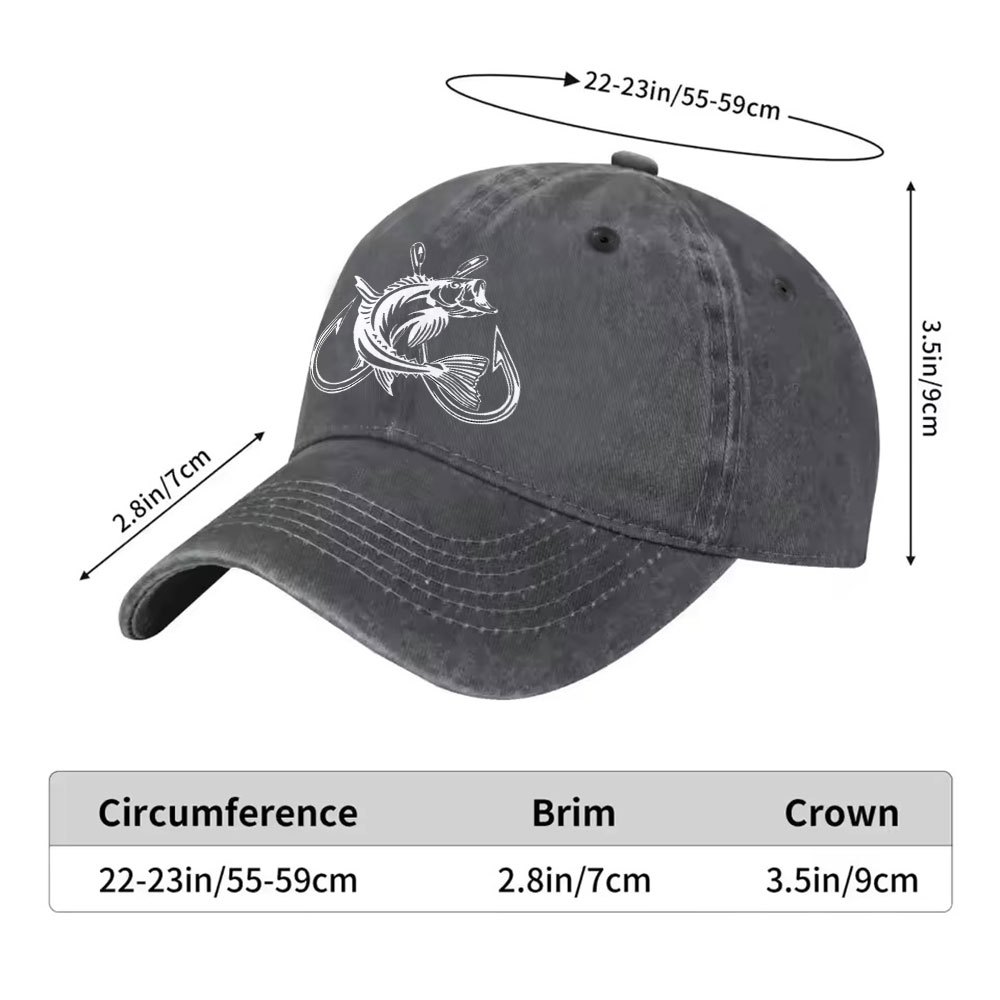 Bass Fishing Hook Graphic Wash - Fishing Hook Size reseña y precio
