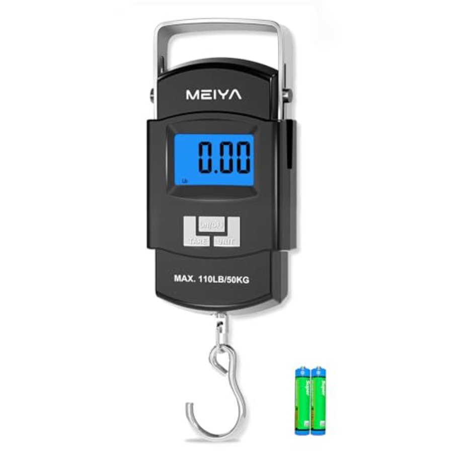 Fish Scale 110lb/50kg Digital  - Fishing Hook Stainless Steel reseña y precio