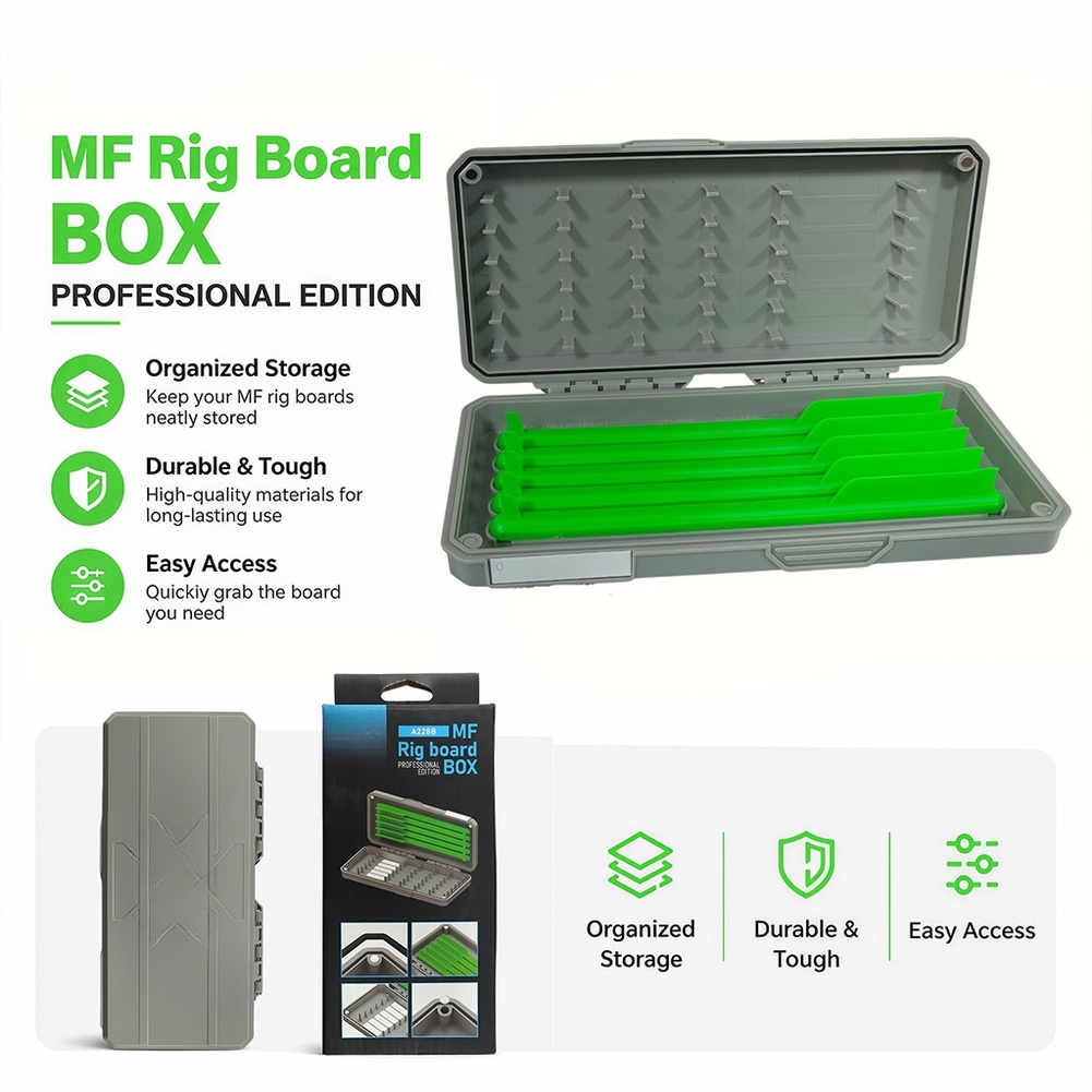 Carp Fishing Rig Board Box wit - Fishing Hook Box reseña y precio