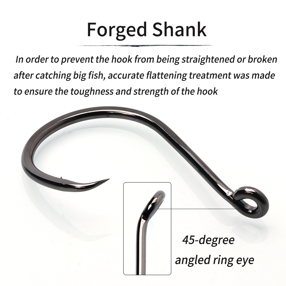 Lionriver Black Nickel Heavy C - Fishing Hook Circle reseña y precio