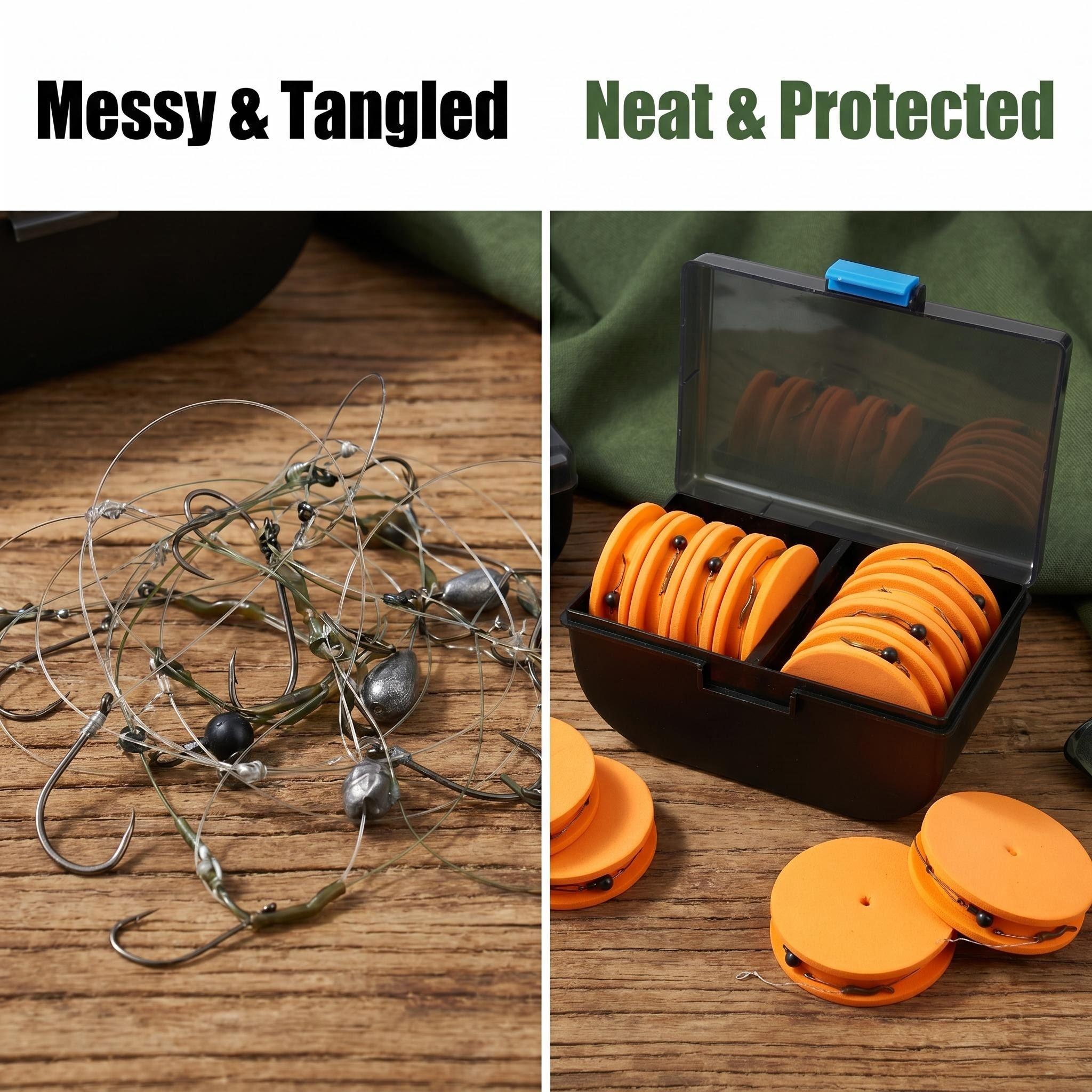 Hirisi 10pcs EVA Foam Fishing  - Fishing Hook Box reseña y precio