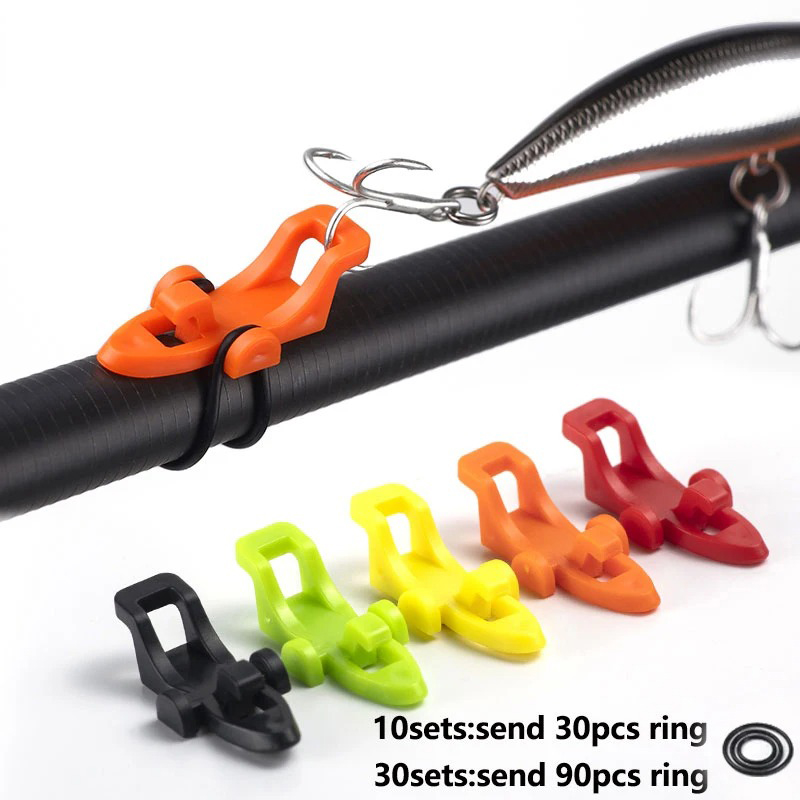 1-10pcs Fishing Rod Pole Hook  - Fishing Hook Jig reseña y precio