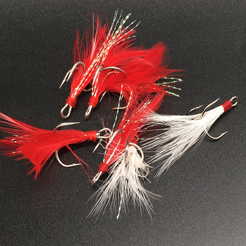 Fishing Treble Hook Lure Red W - Fishing Hook Weedless reseña y precio