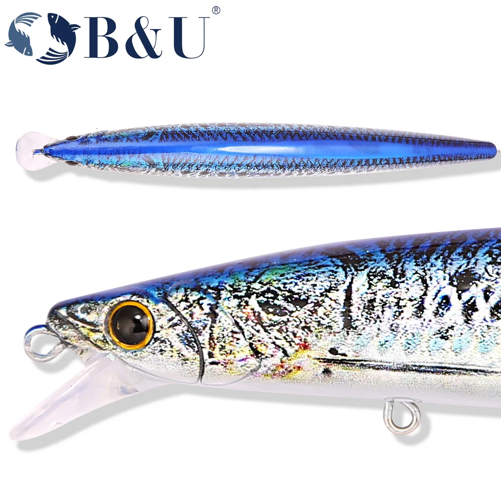 B&U 163mm/33.5g Floating Long  - Fishing Hook Treble reseña y precio