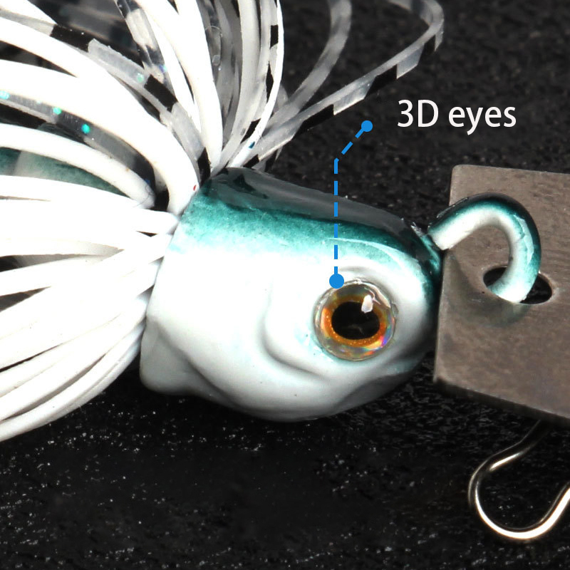 1pc12g Rubber Jig Head Weedles - Fishing Hook Weedless reseña y precio