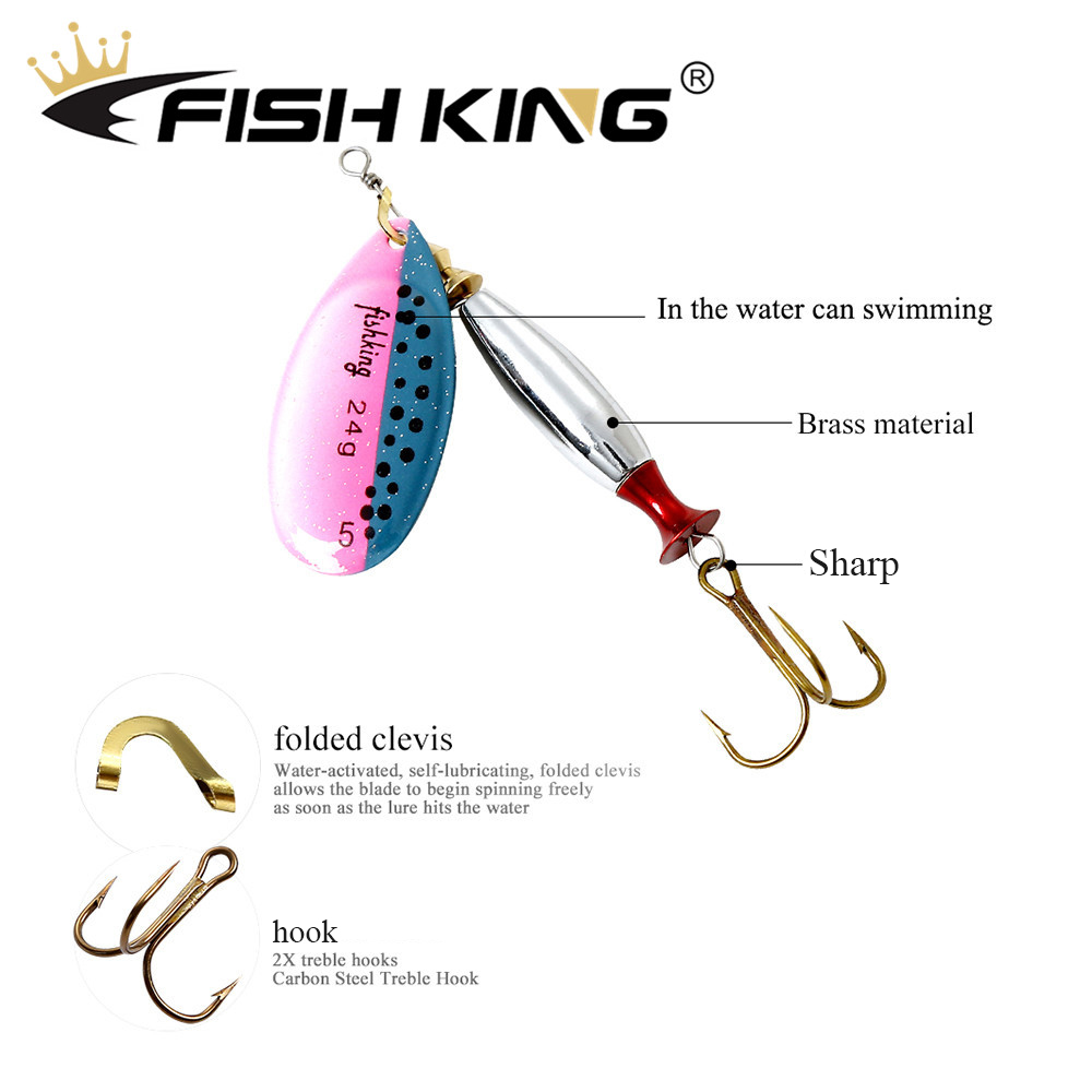 FISH KING Super Metal Fishing  - Fishing Hook Treble reseña y precio