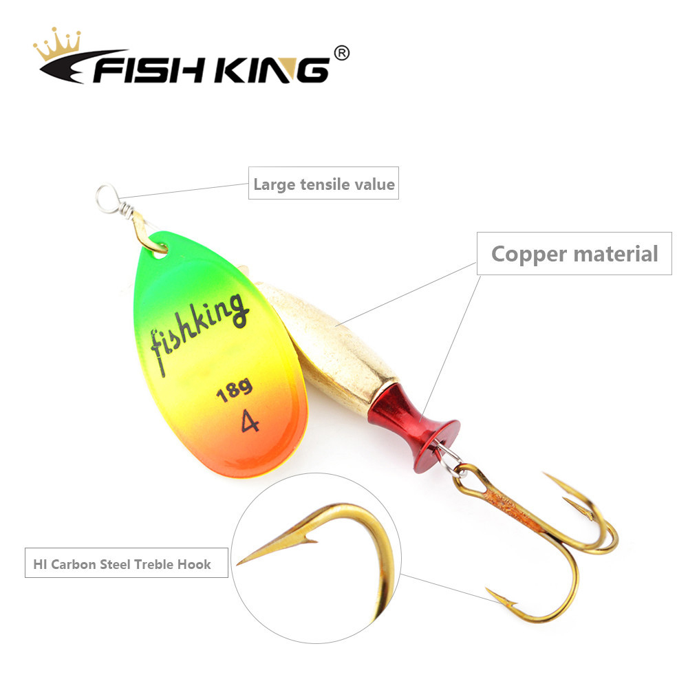 FISH KING Super Metal Fishing  - Fishing Hook Treble reseña y precio