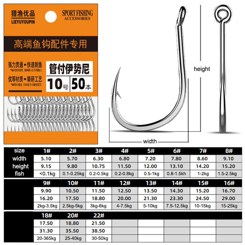 50Pcs Fishing Hooks Barbed Car - Fishing Hook Circle reseña y precio