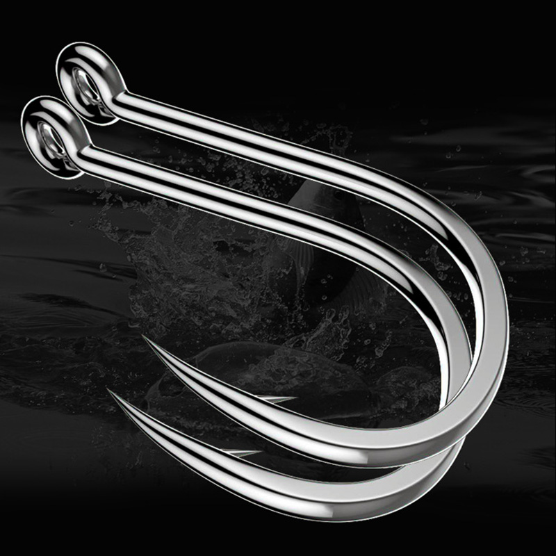 50Pcs Fishing Hooks Barbed Car - Fishing Hook Circle reseña y precio
