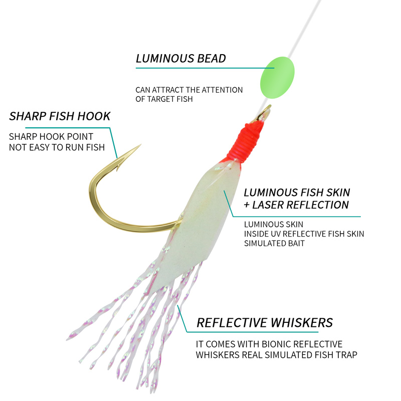 ZYZHE 1/3/5Bags Fishing Sabiki - Fishing Hook Assortment reseña y precio