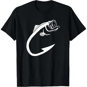 Fish Hook Minimal Art Cool Fis - Fishing Hook reseña y precio