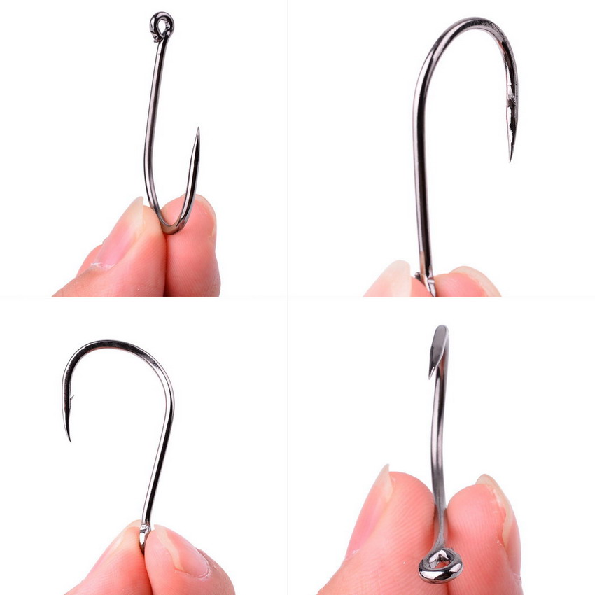 50pcs/20pcs Fishhook Coating H - Fishing Hook Circle reseña y precio