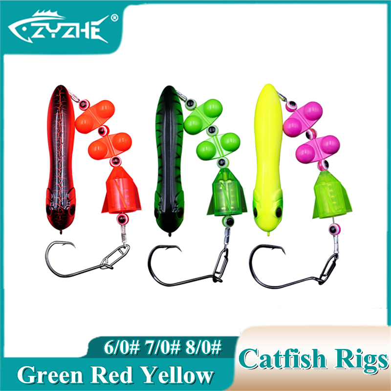ZYZHE Catfish Rigs 1PC with 6/ - Fishing Hook Circle reseña y precio
