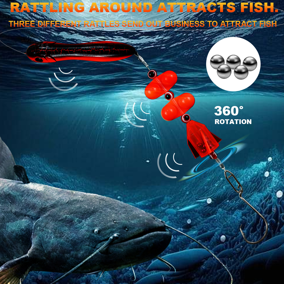 ZYZHE Catfish Rigs 1PC with 6/ - Fishing Hook Circle reseña y precio