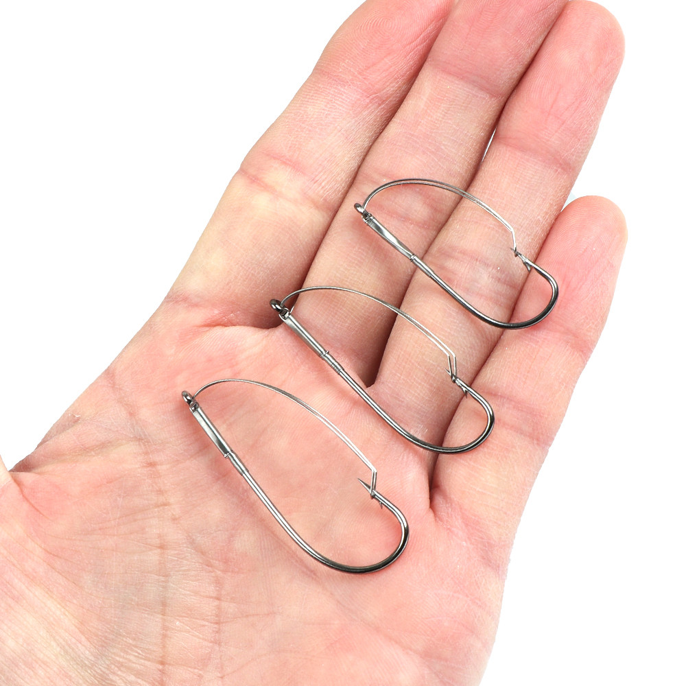 10Pcs/box Fishing Wacky Weedle - Fishing Hook Box reseña y precio