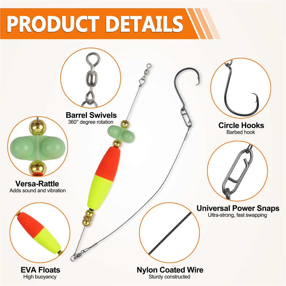2pcs Catfish hooks with Peg Fl - Fishing Hook Circle reseña y precio
